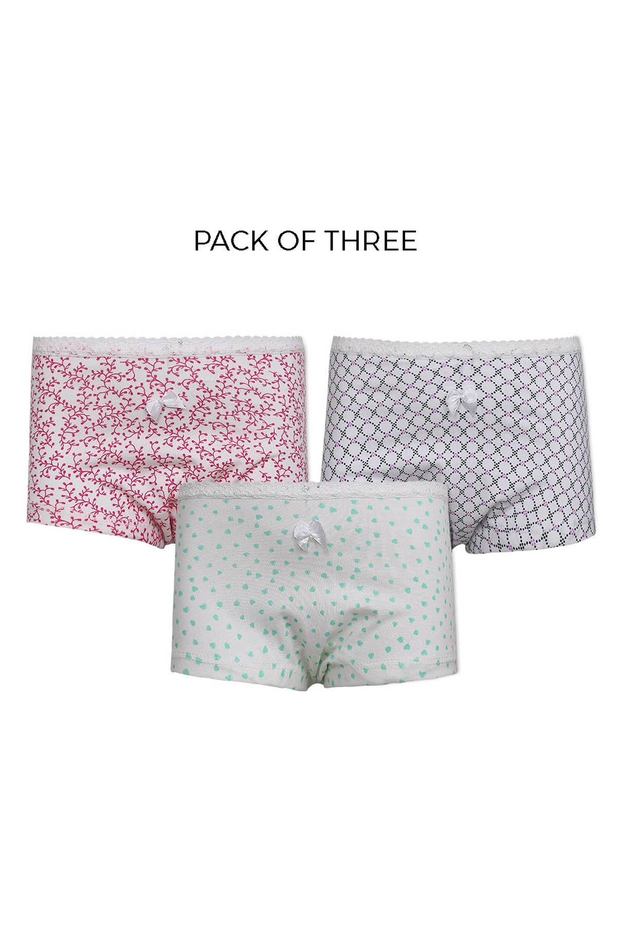 Printed Pack Of 3 Undies