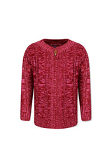 Angrakha Style Sweater