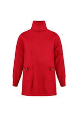 High Neck Patch Pocket