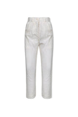 Embroidered Net Trouser