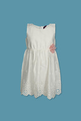 Sleeveless Embroidered Dress