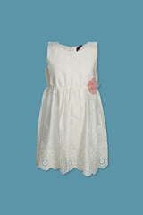 Sleeveless Embroidered Dress