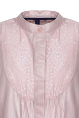 Laced Buttondown Top