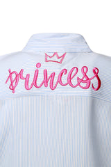 Striper Embroided Top
