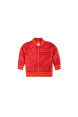 Quilted Bomber Jacket