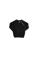 Raglan Cable Knit Sweater