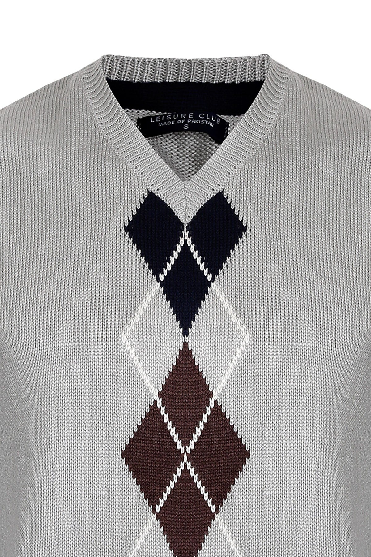 Argyle print sweater online