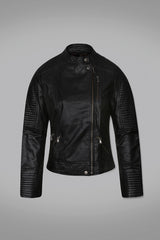 Women  Ziper Leather Jacket