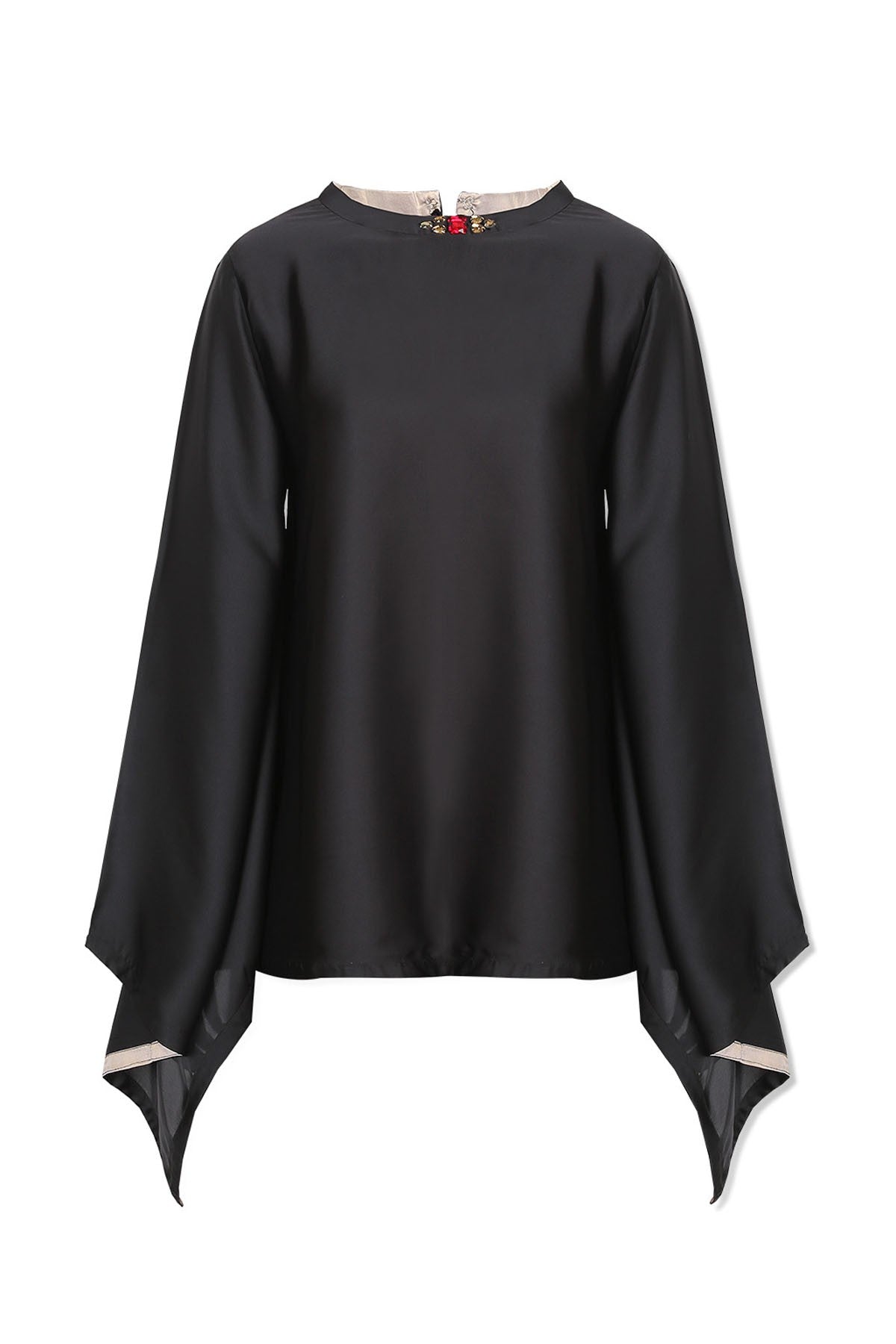 Neck Emb Silktop