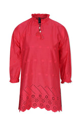 Ruffle Embroidered Shirt